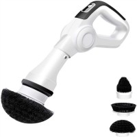 Power Cordless High Rotation Handheld Bathroom Cleaning Brush Heads Tub Tile Floor Sink Wall Window Electric Spin Scrubber